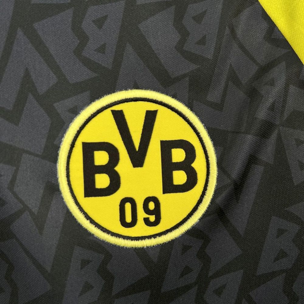 Borussia Dortmund 1995/96 Away Long Sleeves Retro Jersey
