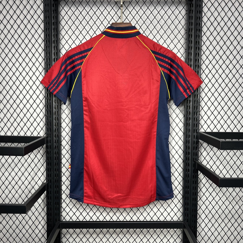 Spain 1998 Home Retro Jersey