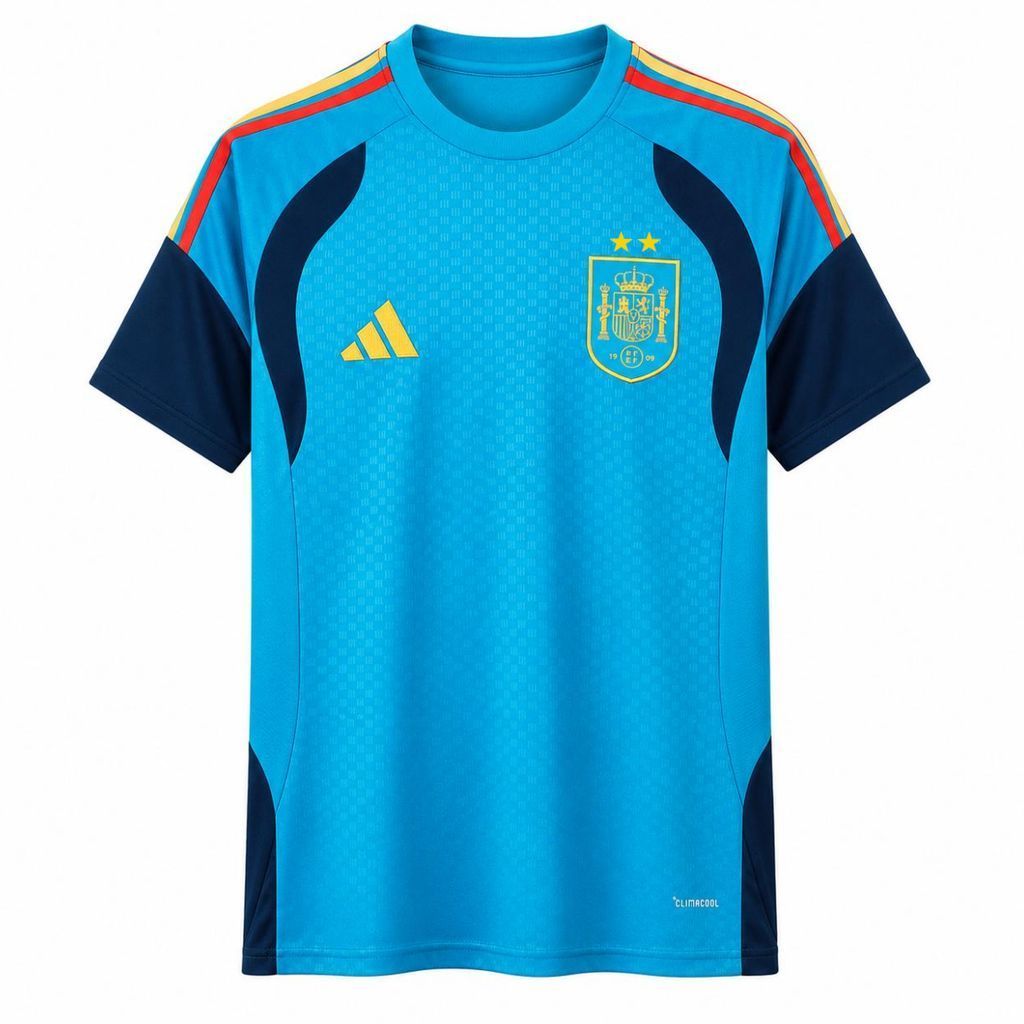 Mens Spain 2026 Pre-Match Jersey (Champion 2-Star Version)