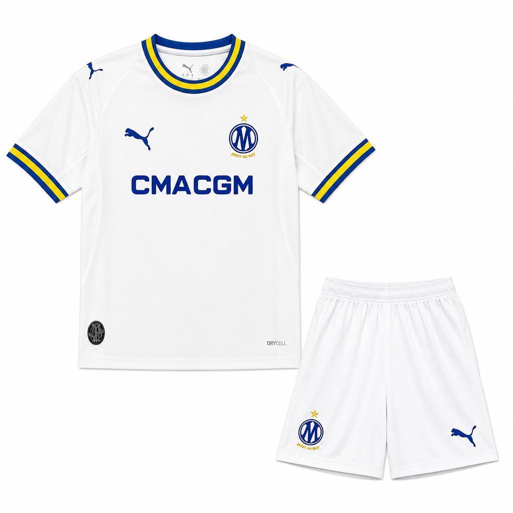 Kids Olympique Marseille 2026/27 Home Kit