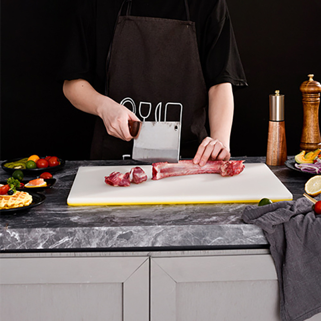 Color-Coded Square PE Cutting Board