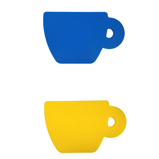 コーヒーカップ型のまな板