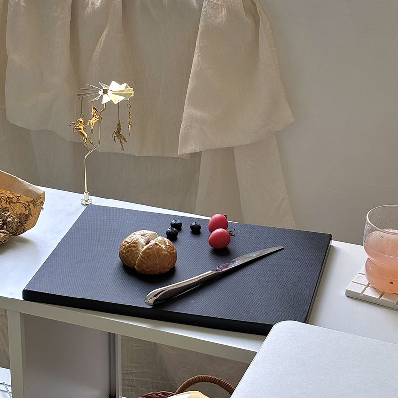 Black Square Cutting Board