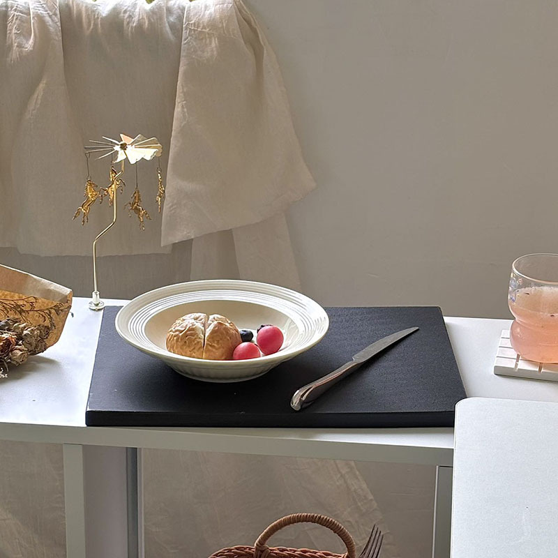 Black Square Cutting Board