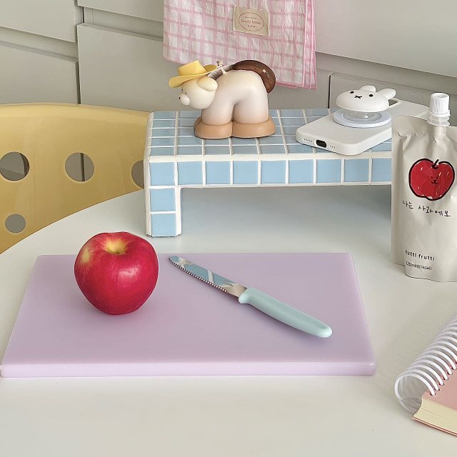 Macaron Purple Cutting Board