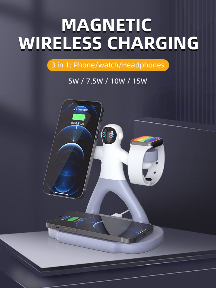 Astronaut 3-in-1 Wireless Charger - product view 4