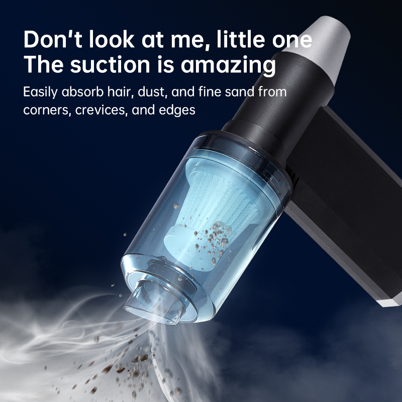 Mini Air Duster and Vacuum Cleaner - product view 3