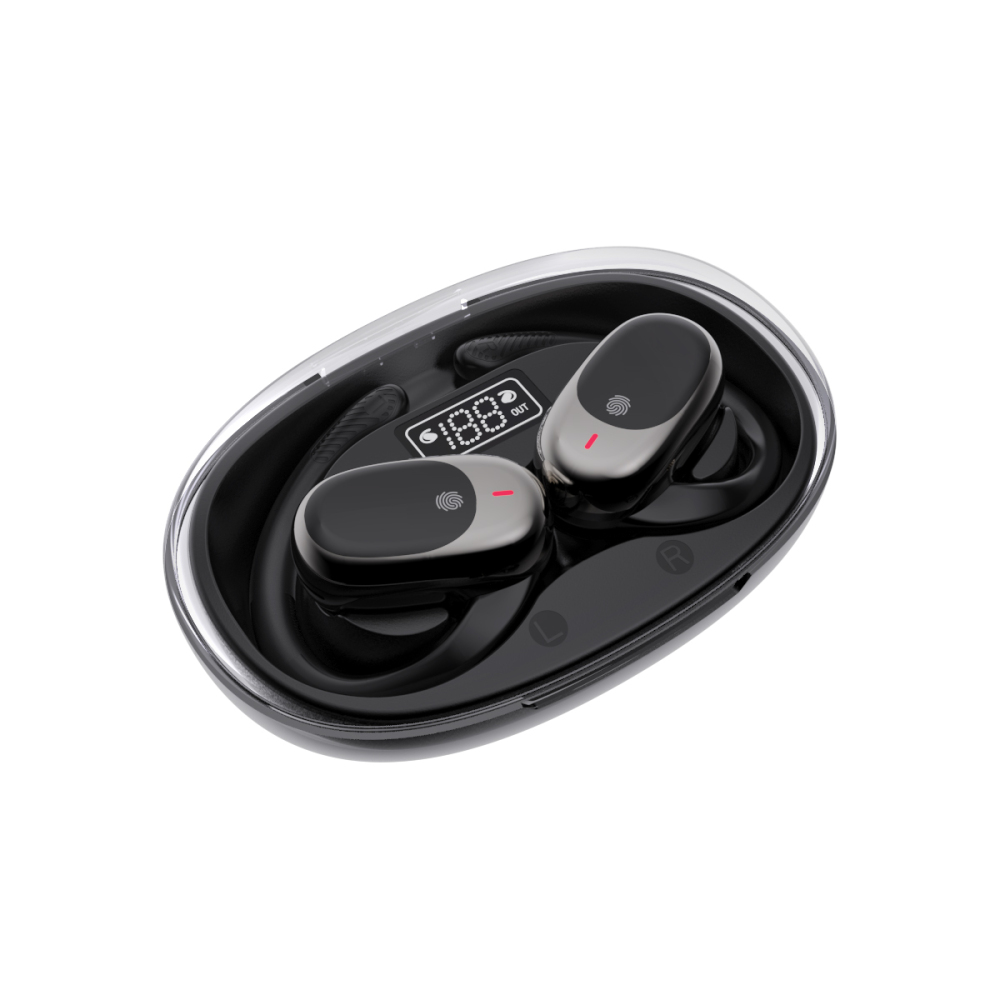 LC-0913 Fully transparent adjustable sports headphones