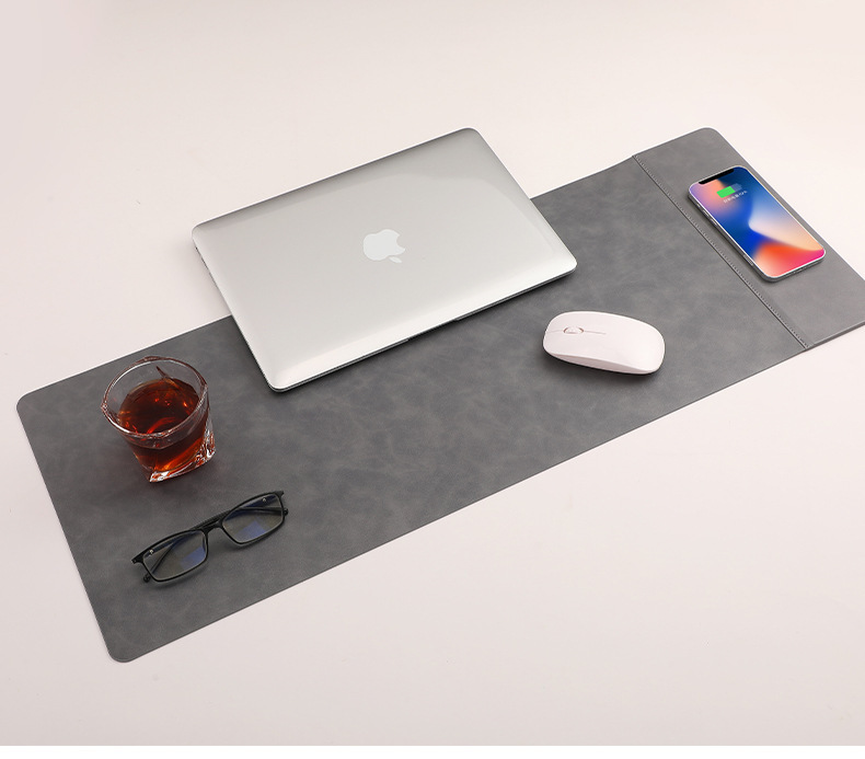 Wireless Charging Mouse Pad Desk Mat - product view 2