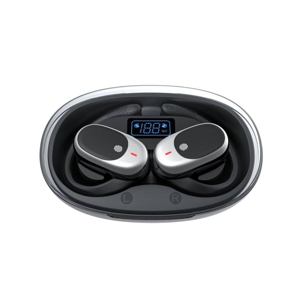 LC-0913 Fully transparent adjustable sports headphones