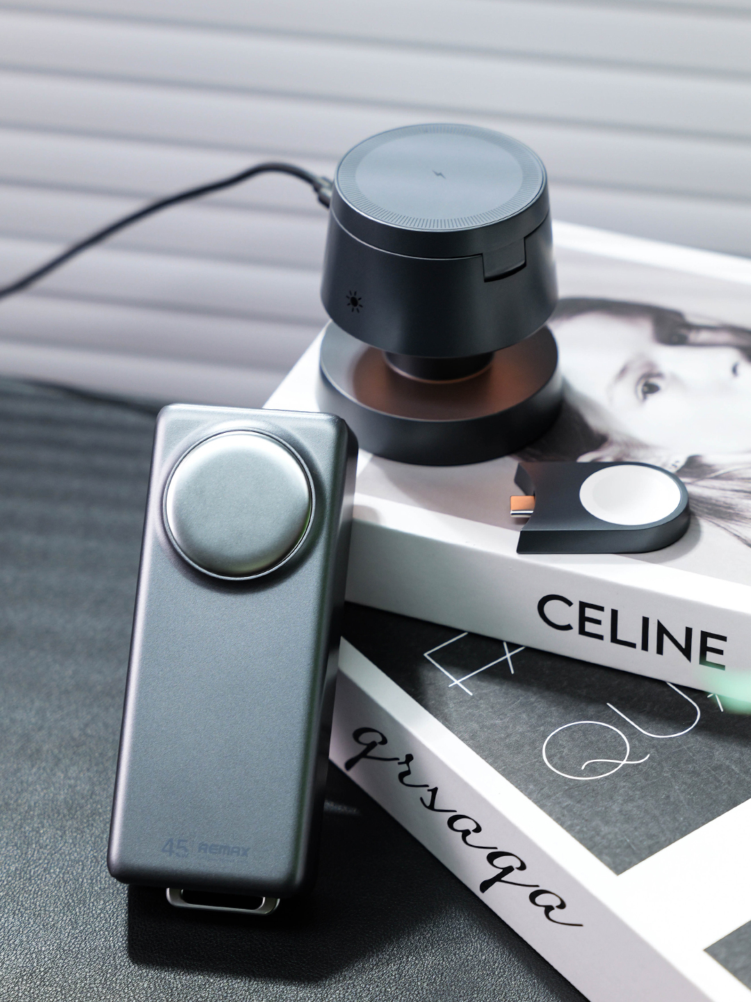 Custom Laptop Power and Wireless Charging Gift Set