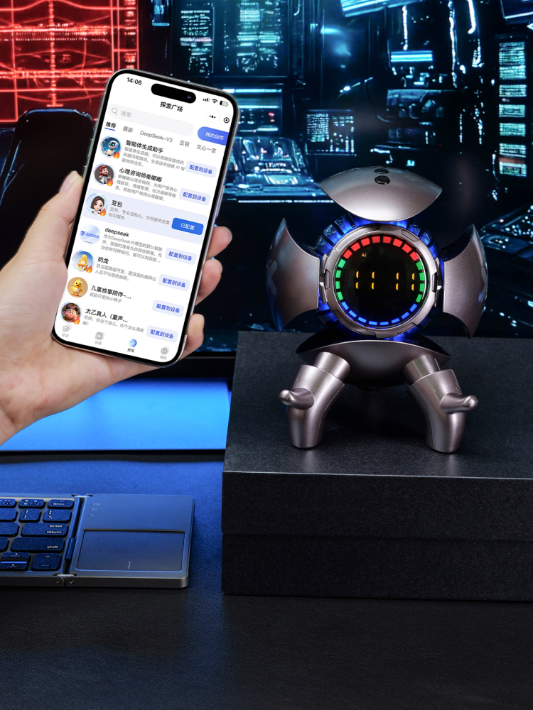 Mecha Monster Bluetooth Speaker | Futuristic Robot Design | Powerful Sound & Custom Logo | Premium Creative Corporate Gift