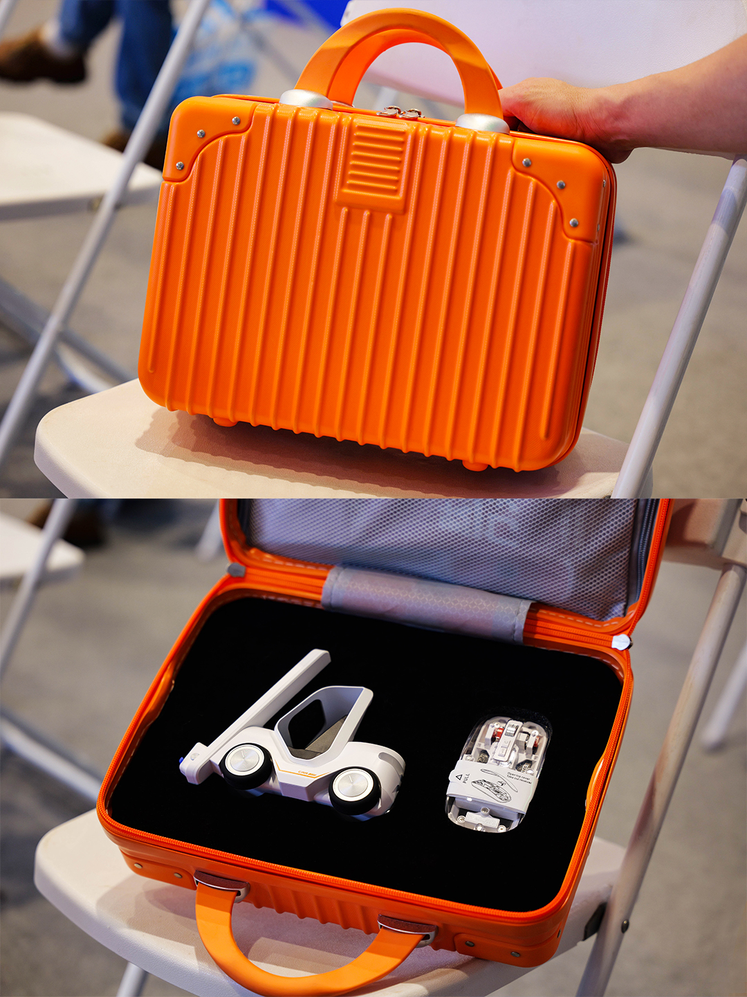 透明 无线充电器＋鼠标组合礼盒
