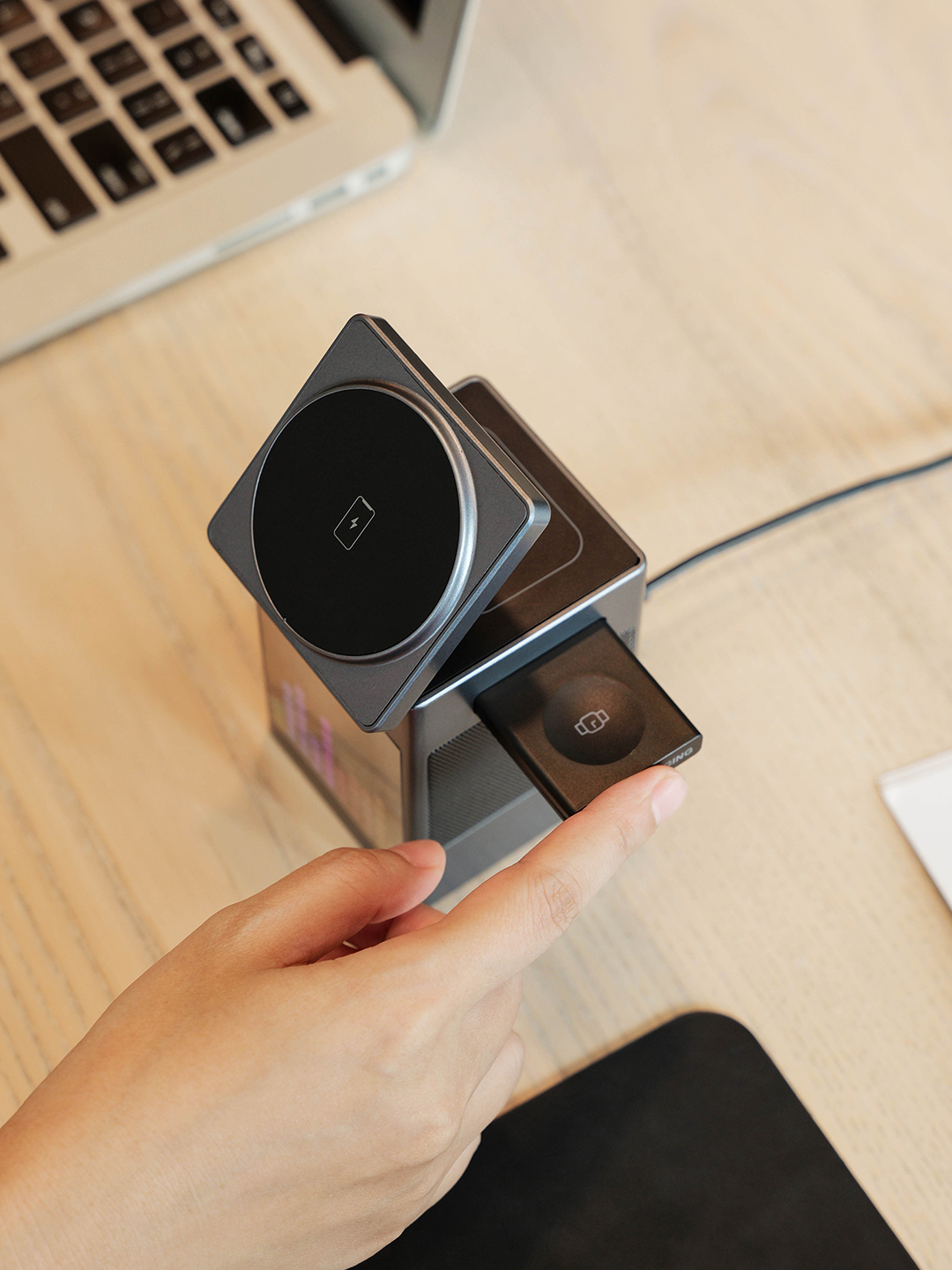Custom Wireless Tech Gift Set with Mouse Pad and Power Bank
