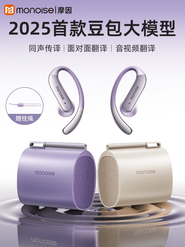 Custom Translation Earbuds with Luggage-Style Charging Case