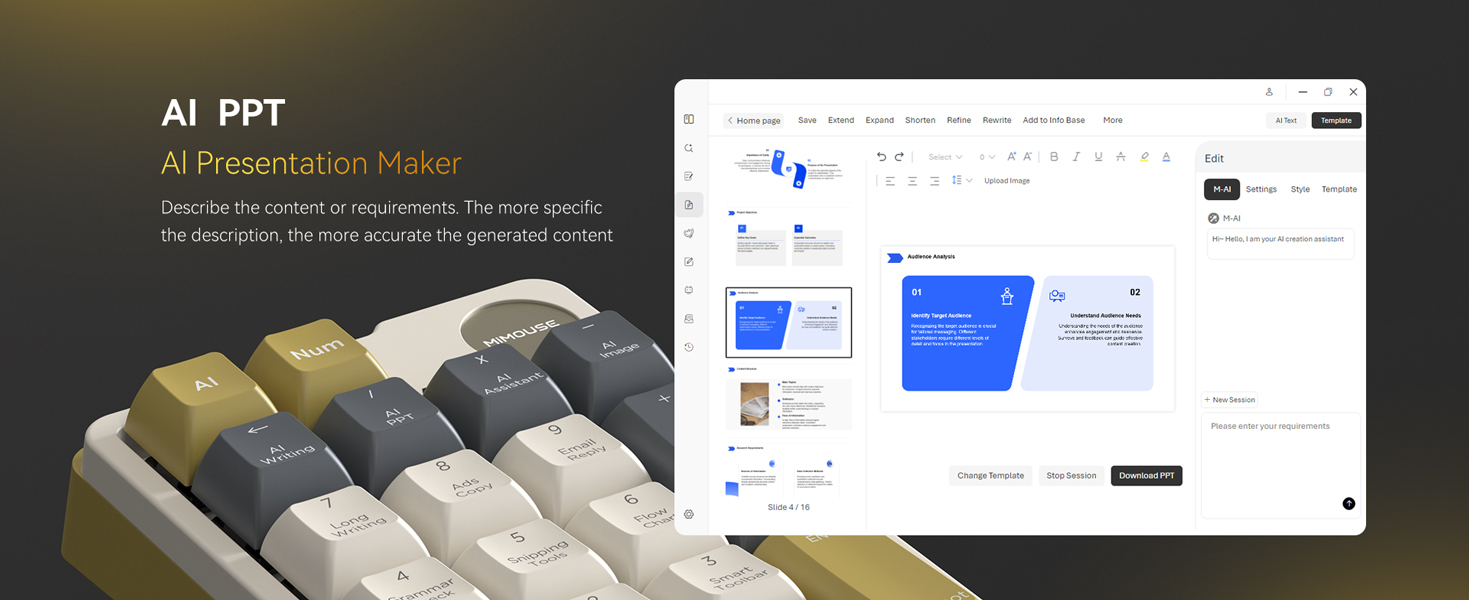 Custom Smart AI Keyboard for Global Business Teams