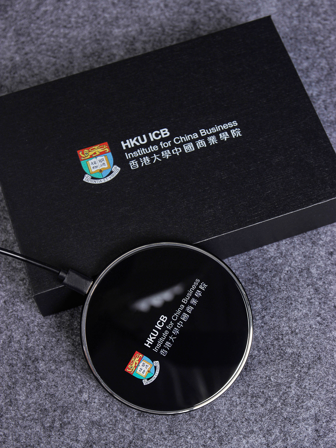 透明 无线充电器＋鼠标组合礼盒产品图 4