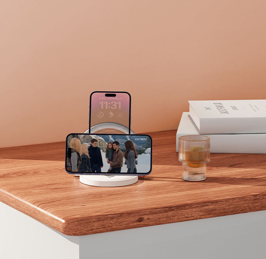 LC0212 Night-Light 3-in-1 Wireless Charging Stand – Premium Corporate Gift Set