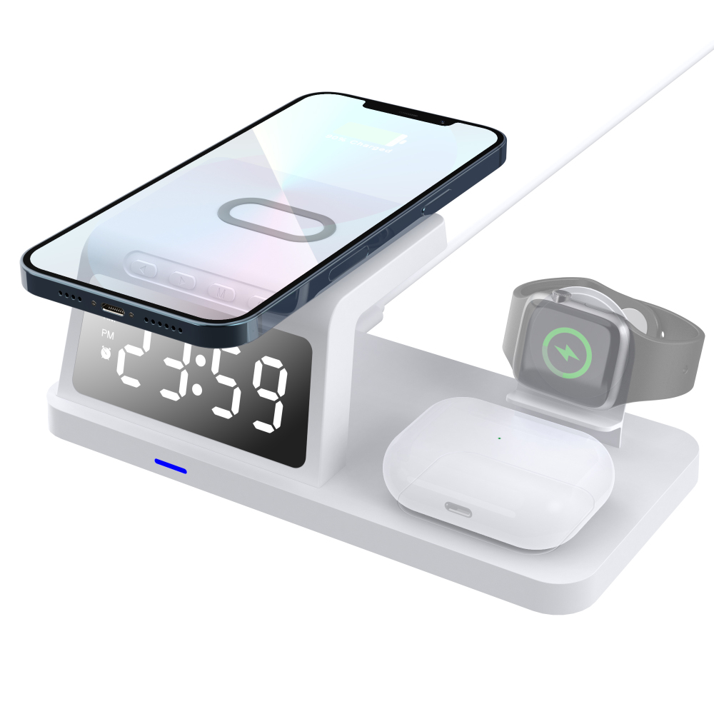 HT-506 3-in-1 Foldable Wireless Charger with Built-In Night Light – Premium Corporate Gift Set