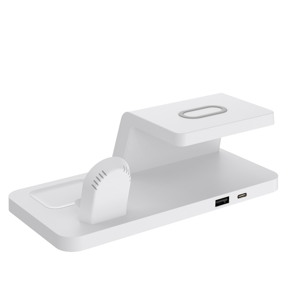 HT-506 3-in-1 Foldable Wireless Charger with Built-In Night Light – Premium Corporate Gift Set