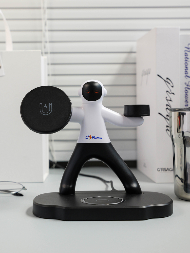 LC-0240  Astronaut 3-in-1 Wireless Charger – Premium Corporate Gift Set