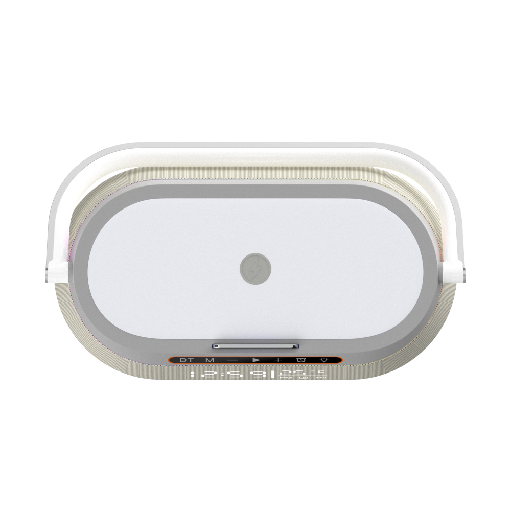 HT-548 Bluetooth Speaker Wireless Charger with Clock – Premium Corporate Gift Set