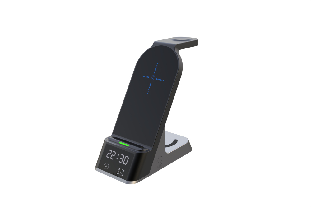 LC-0212 5-in-1 Wireless Charging Station with Clock – Premium Corporate Gift Set