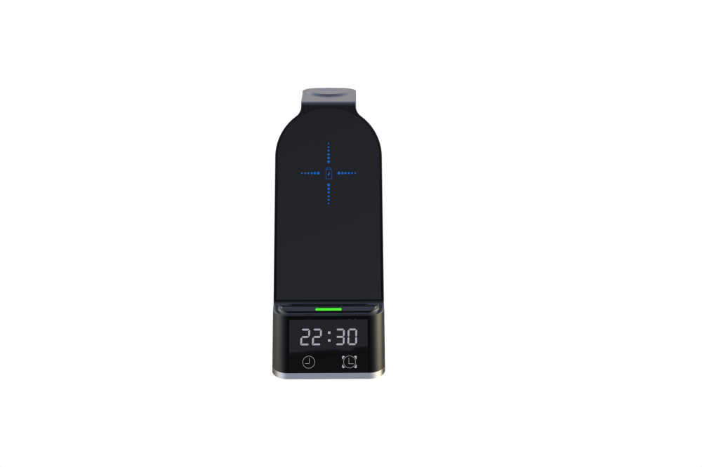 LC-0212 5-in-1 Wireless Charging Station with Clock – Premium Corporate Gift Set