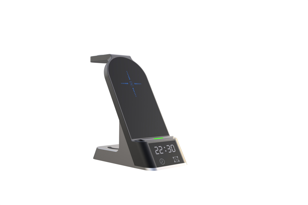 LC-0212 5-in-1 Wireless Charging Station with Clock – Premium Corporate Gift Set