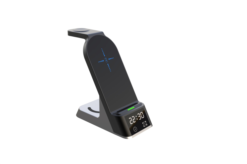 LC-0212 5-in-1 Wireless Charging Station with Clock – Premium Corporate Gift Set