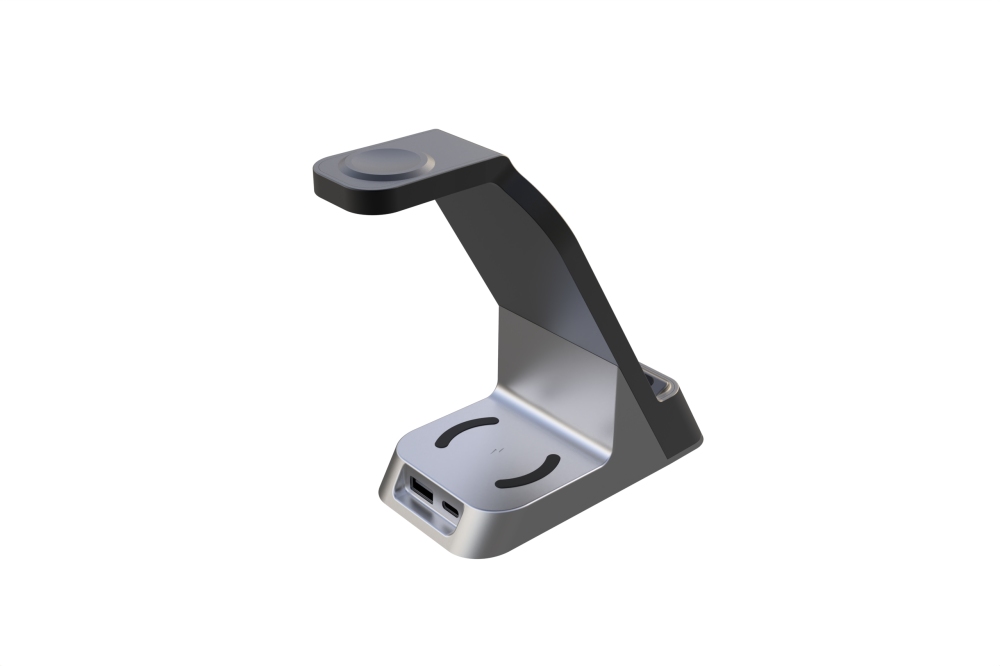 LC-0212 5-in-1 Wireless Charging Station with Clock – Premium Corporate Gift Set