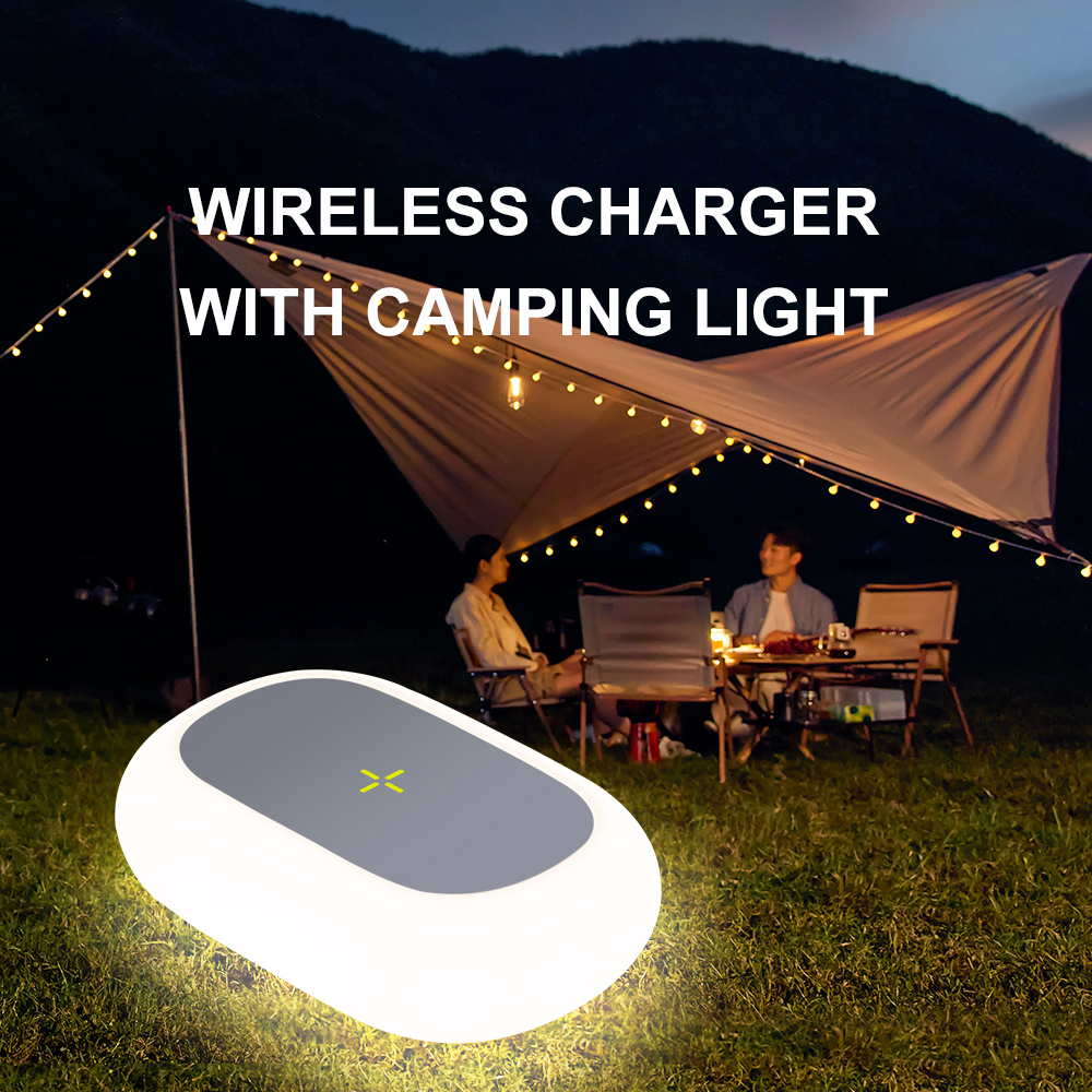Camping Light Wireless Charger Gift Set