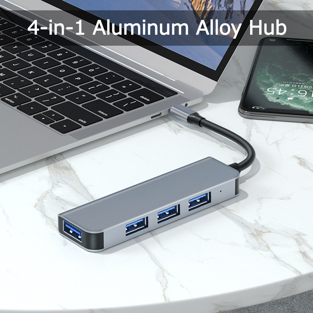 LC-0604 4-in-1 USB-C Hub Adapter - product view 5