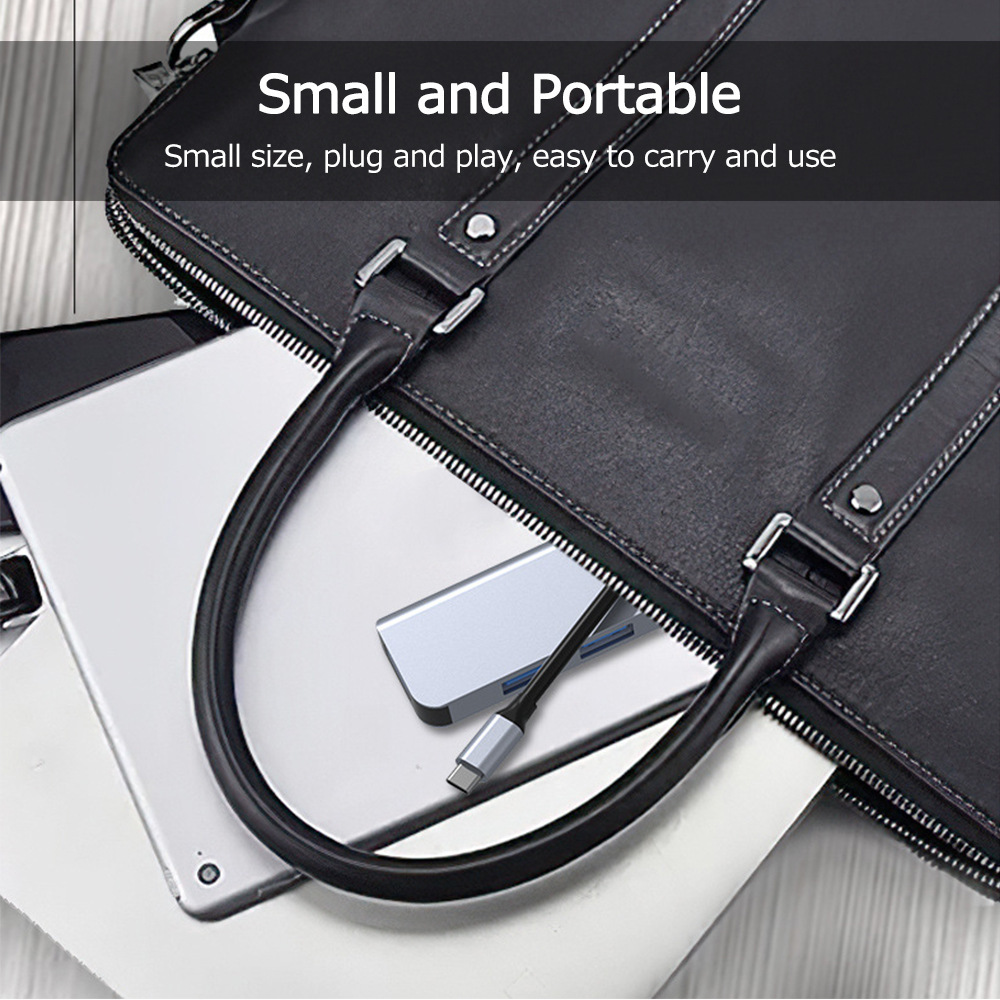 LC-0604 4-in-1 USB-C Hub Adapter - product view 6