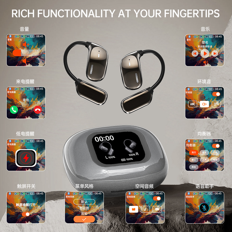 Creative corporate gift set AI Wireless Bluetooth Earbuds with Real-Time Translation – Smart Communication for Global Business JM16