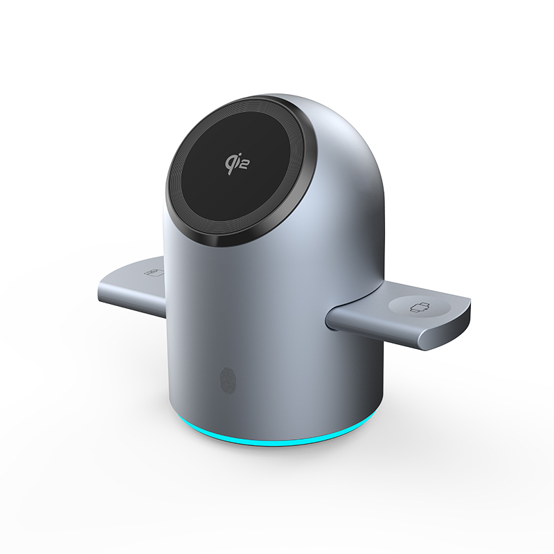 S9 Auto-Rotating 3-in-1 Wireless Charger