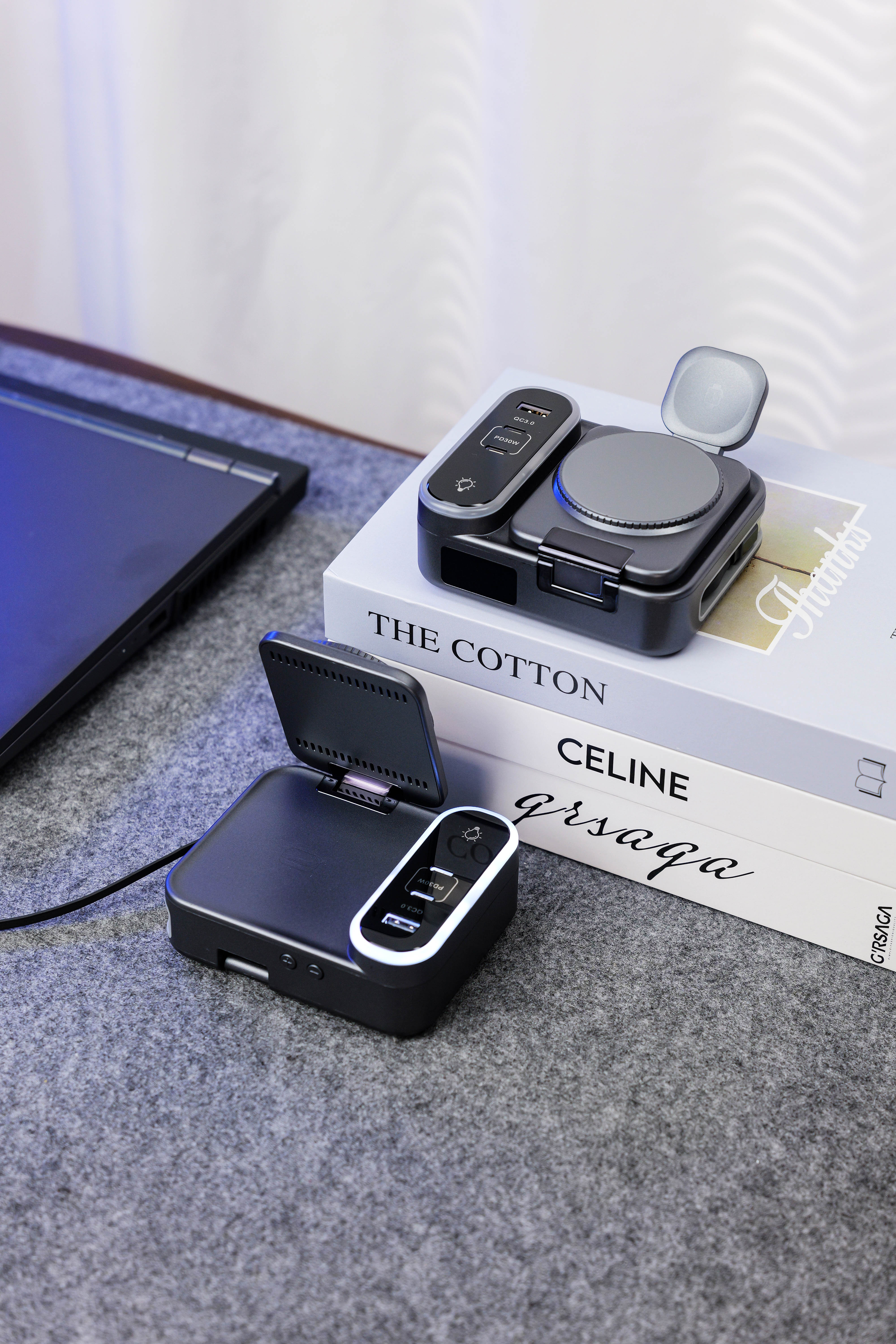 Wireless Charger & AI Translation Earbuds Gift - product view 2