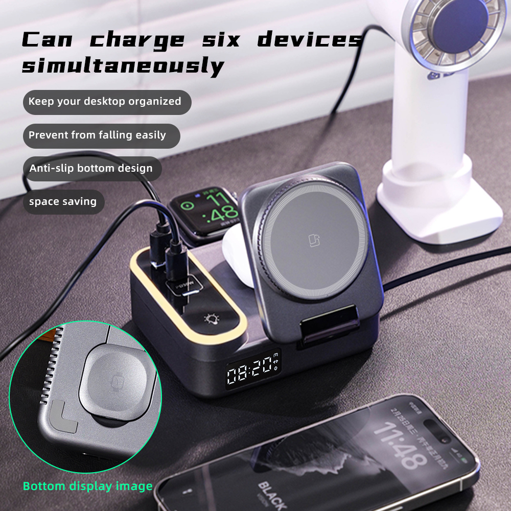 8-in-1 Magnetic Wireless Charging Station - product view 5