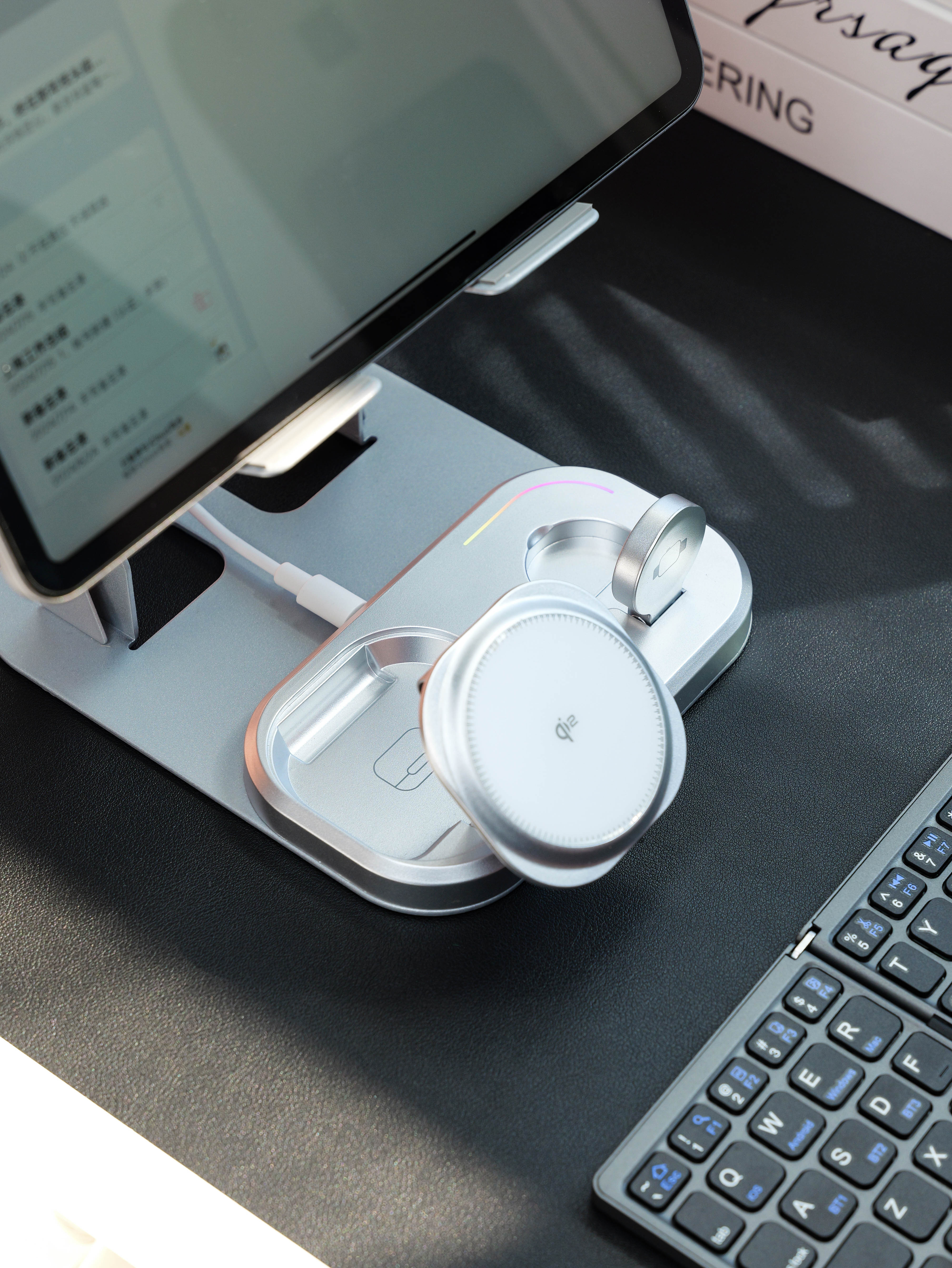 3-in-1 Tablet Stand Wireless Charging Station - product view 11