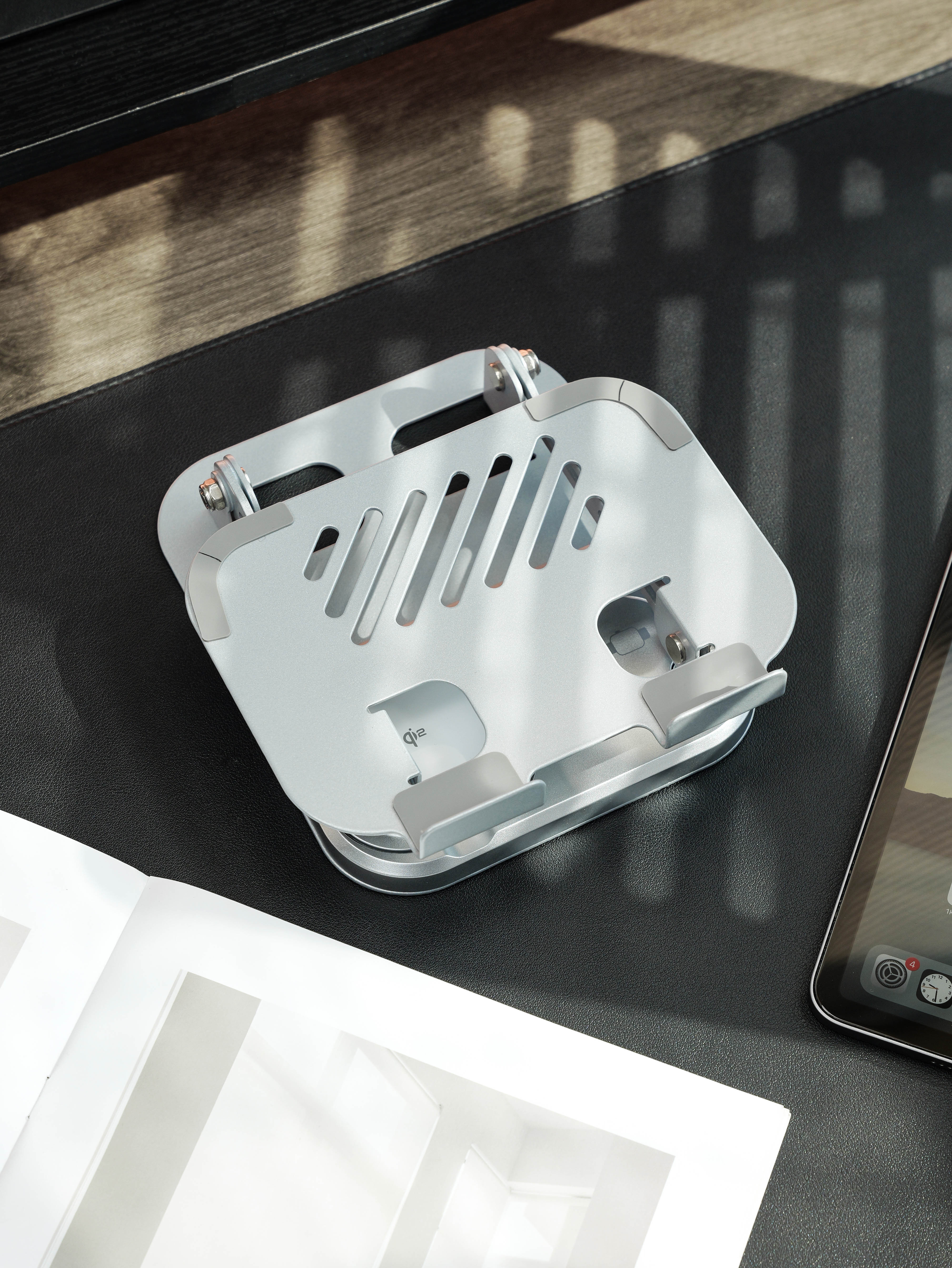 3-in-1 Tablet Stand Wireless Charging Station - product view 3