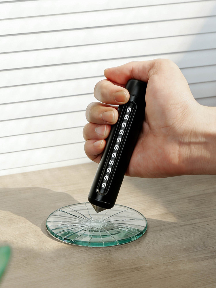 Car Accessories Gift Set with Wireless Charging Mount | Aromatherapy Diffuser, Air Pump & Parking Number Plate with Custom Logo