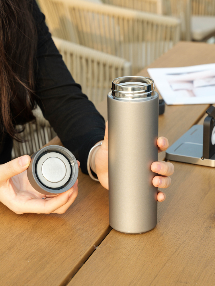 3-in-1 Foldable Wireless Charging Gift Set with Night Light | Phone, Watch & Earbuds Charger + Titanium Insulated Tumbler | Custom Logo