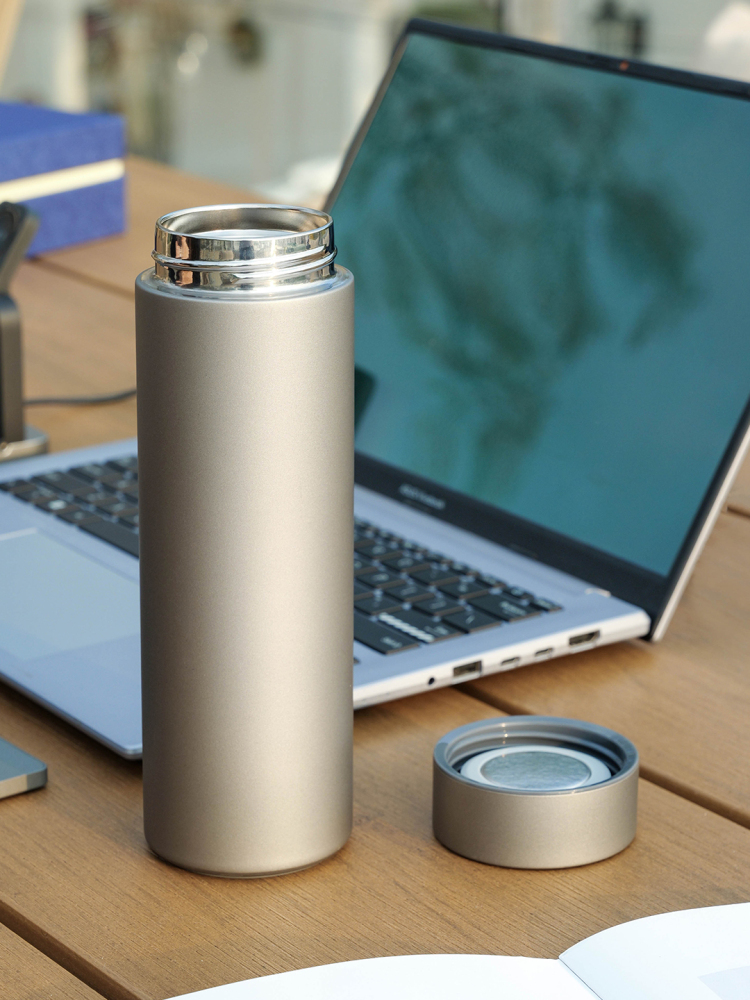 3-in-1 Foldable Wireless Charging Gift Set with Keyboard & Titanium Tumbler | Phone, Watch & Earbuds Charger | Custom Logo