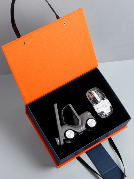 Car-Shaped 3-in-1 Wireless Charging Set with Transparent Mouse | Phone, Watch & Earbuds Charger | Custom Logo Tech Gift