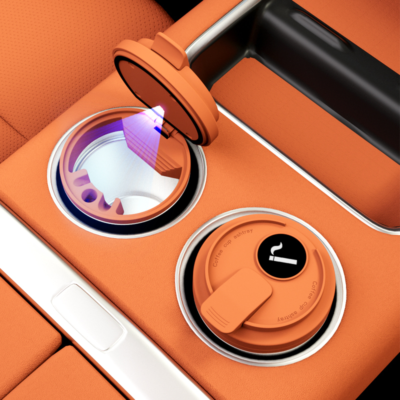 Logo Car Cup Ashtray for Dealership Giveaways - product view 8