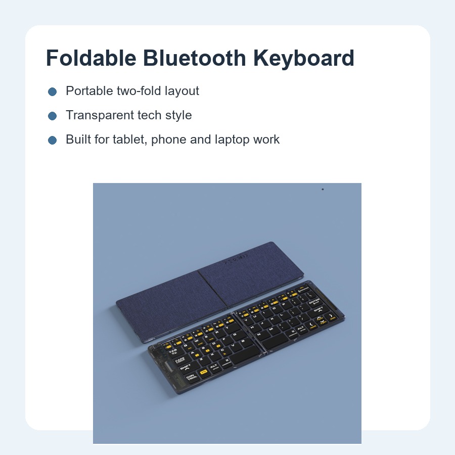 F01 透明 折叠 键盘产品图 6