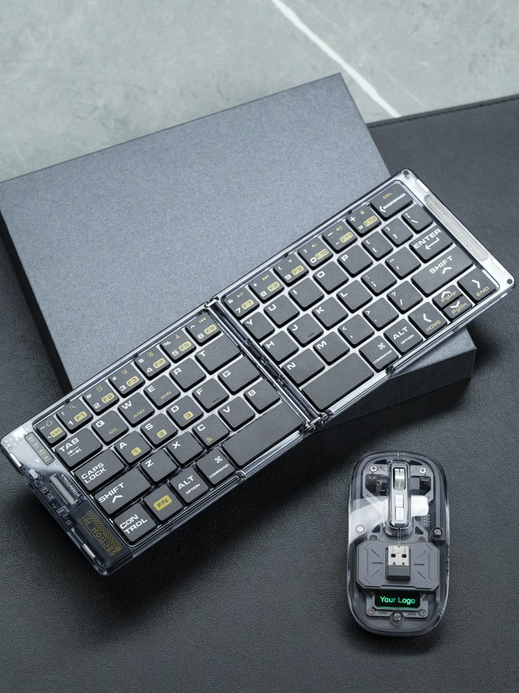 F01 透明 折叠 键盘＋鼠标组合礼盒产品图 6