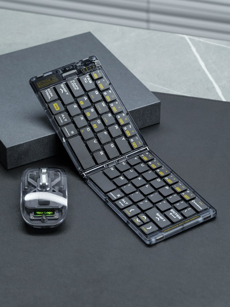 F01 透明 折叠 键盘＋鼠标组合礼盒产品图 7