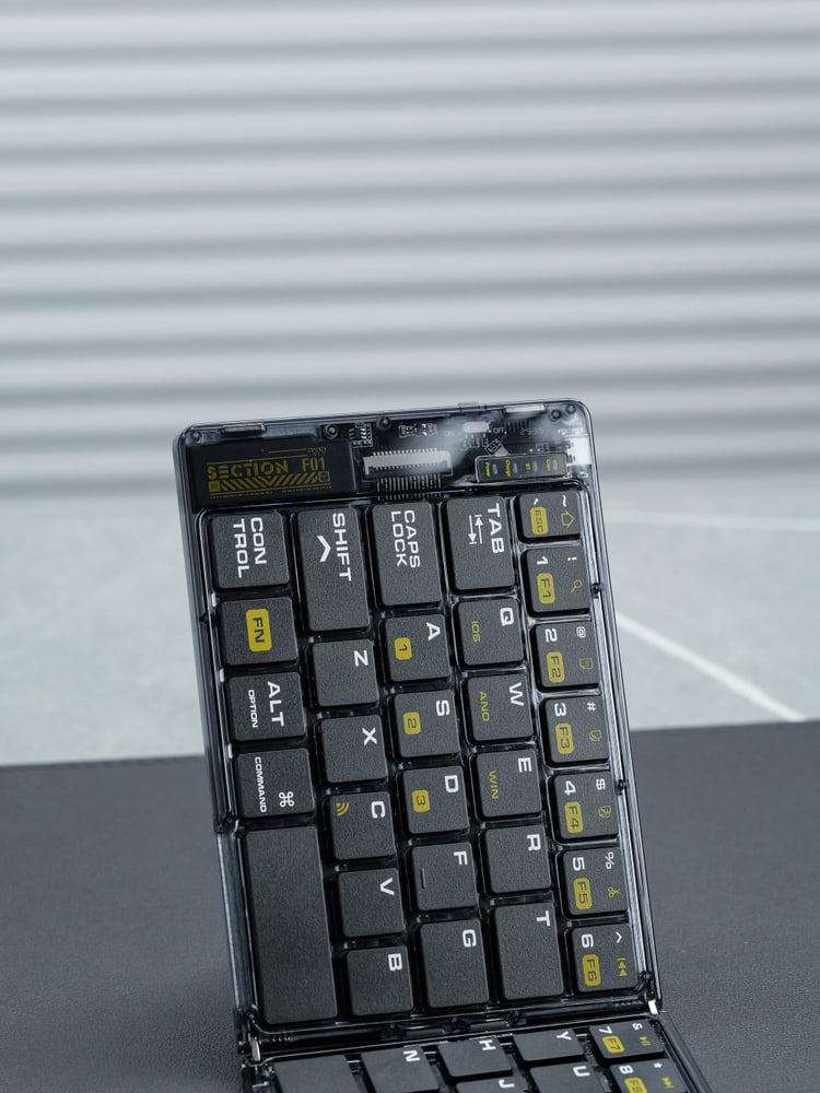 F01 透明 折叠 键盘＋鼠标组合礼盒产品图 9