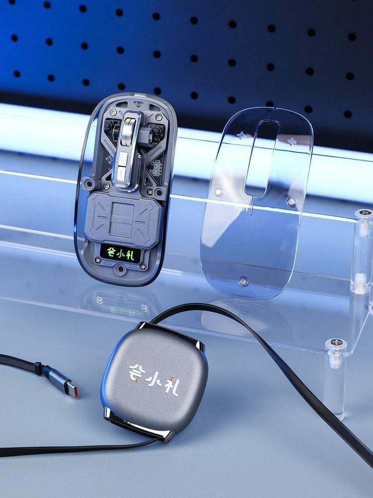 Wireless Mouse and Retractable Charging Cable - product view 10